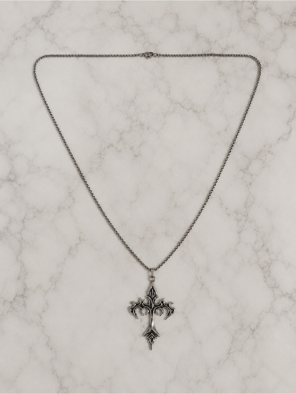 Sterling Silver Cross Pendant Necklace